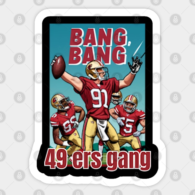 49 ers victor design,go niners Sticker by Nasromaystro